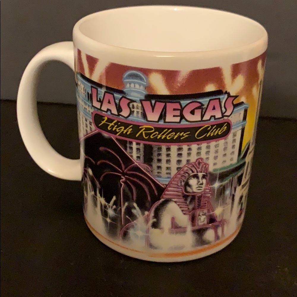 Vintage Las Vegas High Rollers Club Mug